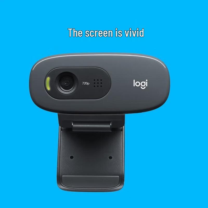 Logitech C270 HD Webcam with Microphone