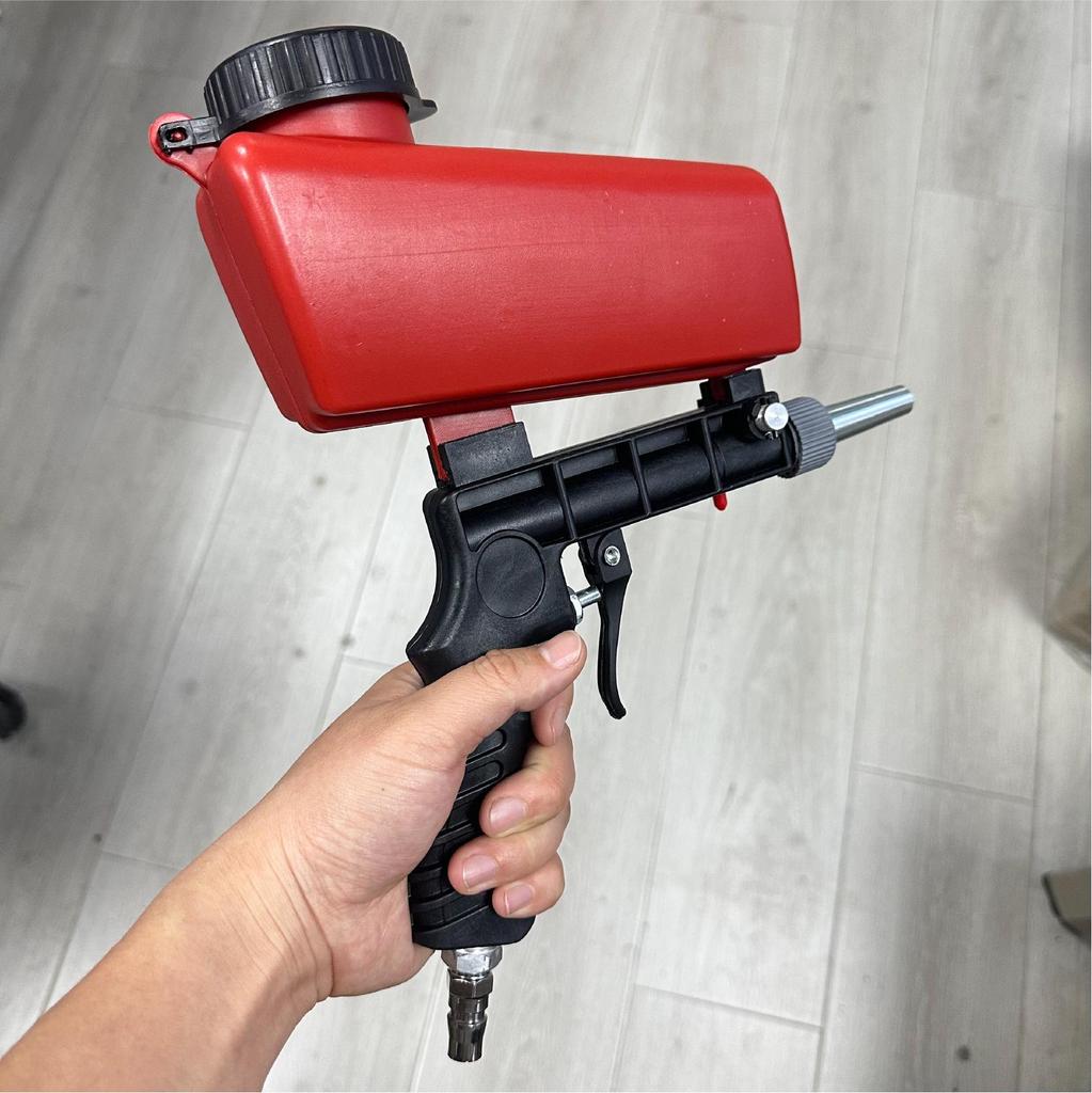 Portable DIY Gravity Feed Sandblaster Kit for Rust Prevention and Removal