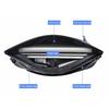 Men Crossbody Bag with Cup Holder Waterproof Chest Bag Magnetic Buckle Sling Bag Shoulder Bag for Commuting Street Travel