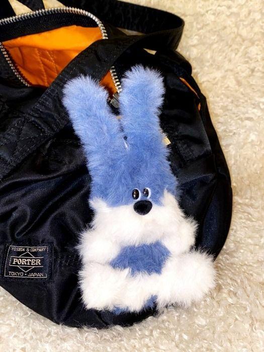 

you like what blue rabbit key ring Blue