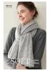 Women's 100% Pure Cashmere Scarf: Versatile, Warm, and Simple Solid Color for Autumn/Winter Neck Protection.