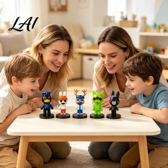 Tierische Dekorationsfiguren 6/12/18 Stück Horror-Spiel-inspirierte Figur Cartoon Sammelfigur Figur PVC Charakter Statue Geschenke für Fans Figur
