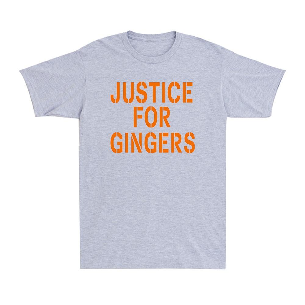Justice Pour les Rouquins Saying Drôle Nouveauté Vintage Unisexe T-shirt en Coton