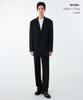 Musinsa Standard Daddy Shoulder Oversized Blazer [Black]