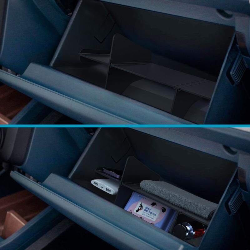 Quick Setup Glove Box Organizer Glove Box Divider Compartment Storage Insert Tray Auto Accessory for 2022-2025