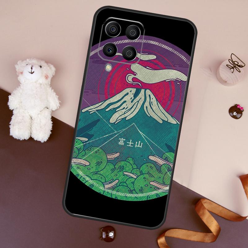 Japanese Art Mount Fuji Case For Samsung Galaxy M06 M53 M13 M31 M11 M35 M55 M15 M56 M36 M16 M12 M32 M52 M14 M34 M54