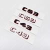 ABS 3D Car Trunk Bicolor letters Logo Badge Decals Sticker For C43 C63 C63S Emblem W204 W205 W206 Series