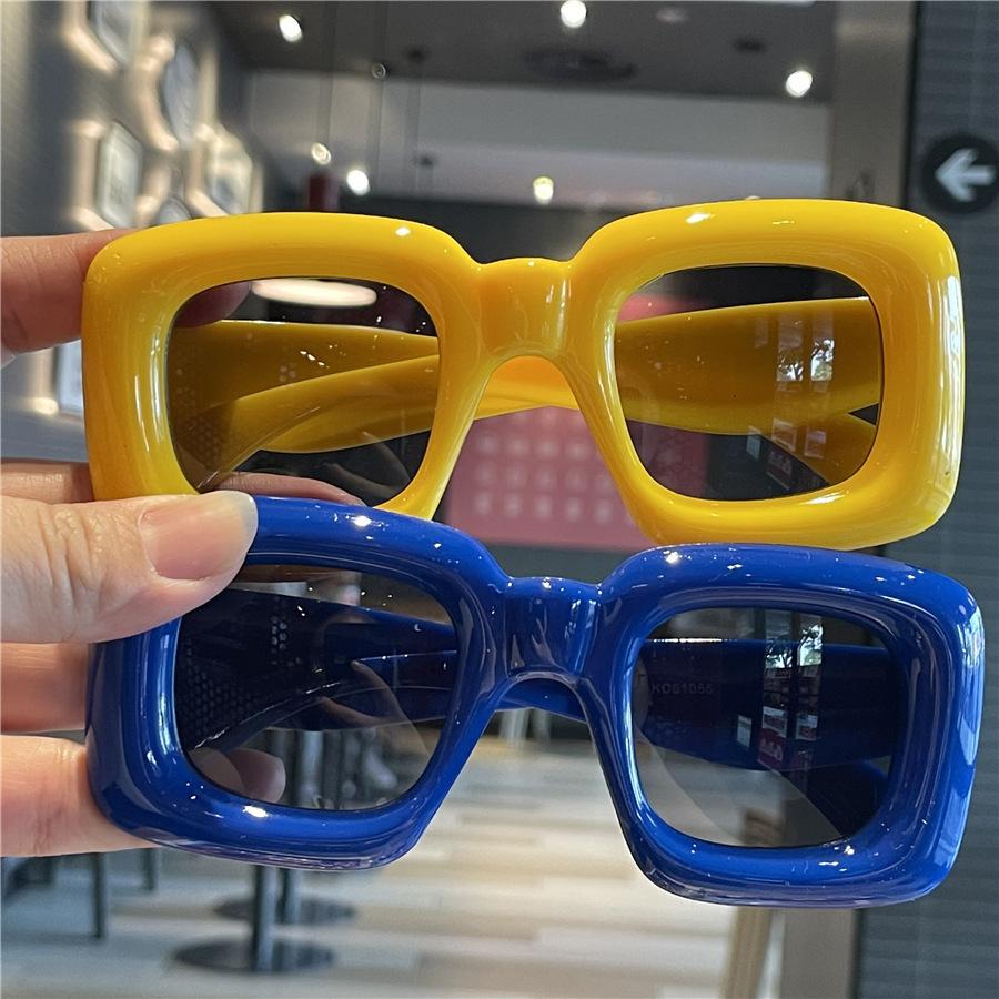 Lustige Vielseitige Kinder-Sonnenbrille Bonbonfarbene Baby-Sonnenbrille Eltern-Kind Mit Großem Rahmen Uv-Schutzbrille