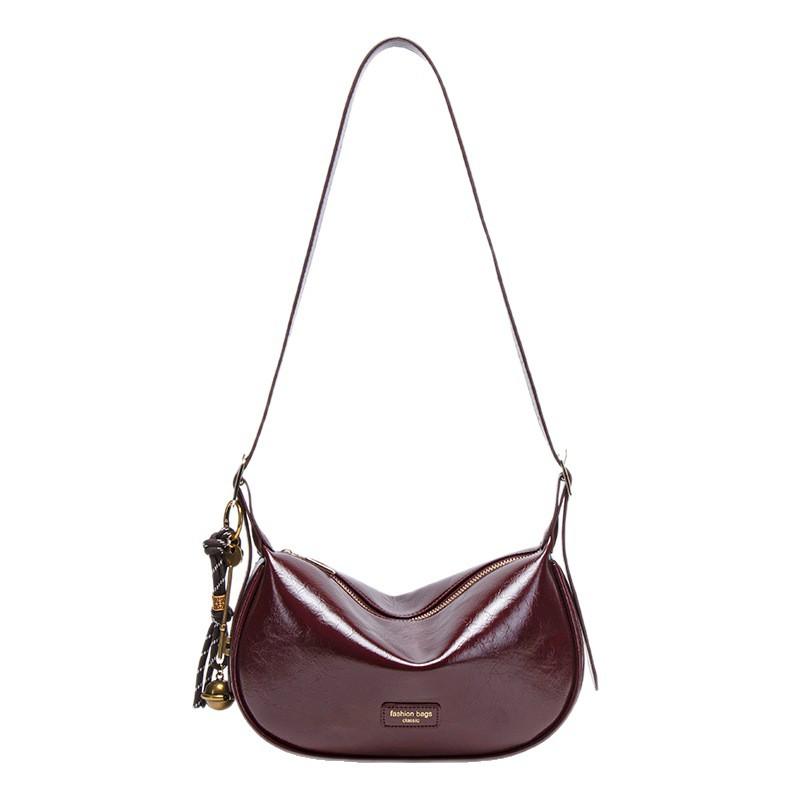 Women's Bags Large-capacity Bags Women's 2025 New Popular Fashion Versatile Shoulder Bags Commuter Messenger Dumpling Bags