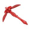 3.5LB Marine Folding Anchor Carbon Steel 4‑Claw for Watercraft Inflatable Boat KayakRed