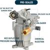 Pompa de presiune orizontală profesională de înlocuire - 3400 PSI 2,5 GPM Ax de 3/4", Plug and Play pentru spălătoare de 1500-4000 PSI