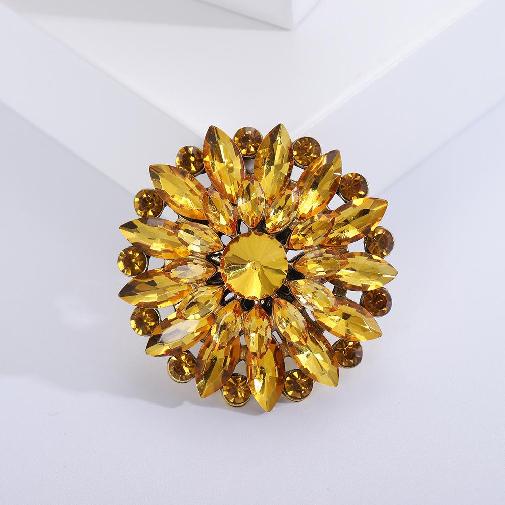 Spille corsage in lega con strass accessori abbigliamento spot