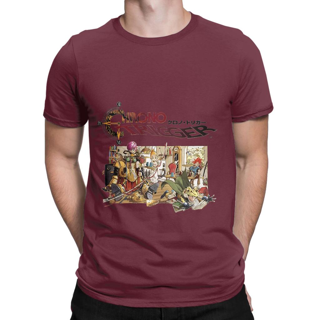 Chrono Trigger Poster Novelty Graphic 100 Cotton TShirt Chrono Trigger Tops Tees For Unisex