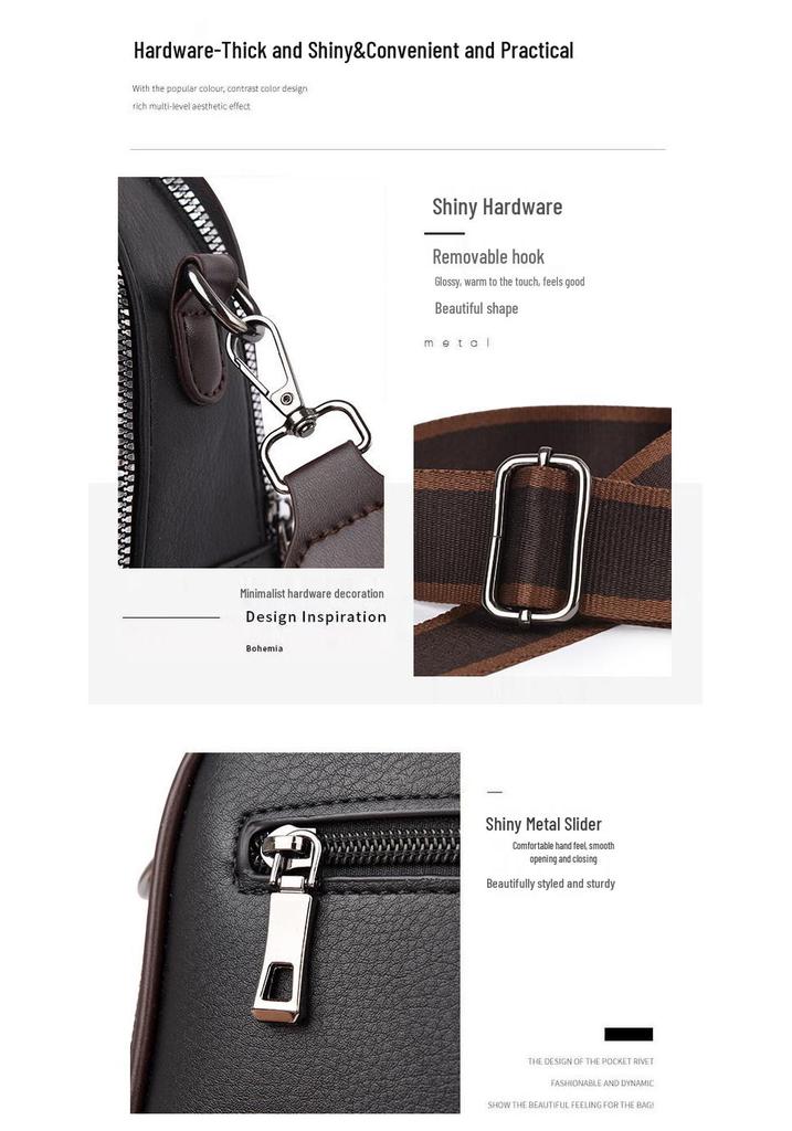 Crossbody Tote Shoulder Bag: 2026 Retro Niche Texture Small Square Women's Travel Casual Bag