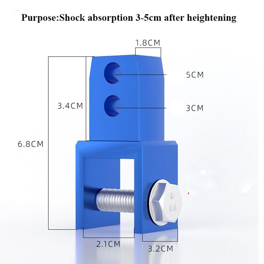 Motorcycle Rear Shock Extender Motorcycle Front Shock Riser With Screw Front Shock Riser Height Extension Absorber Metal
