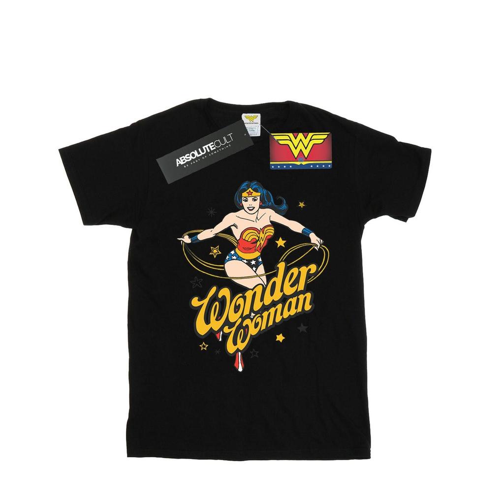 DC Comics Mens Wonder Woman Stars T-Shirt