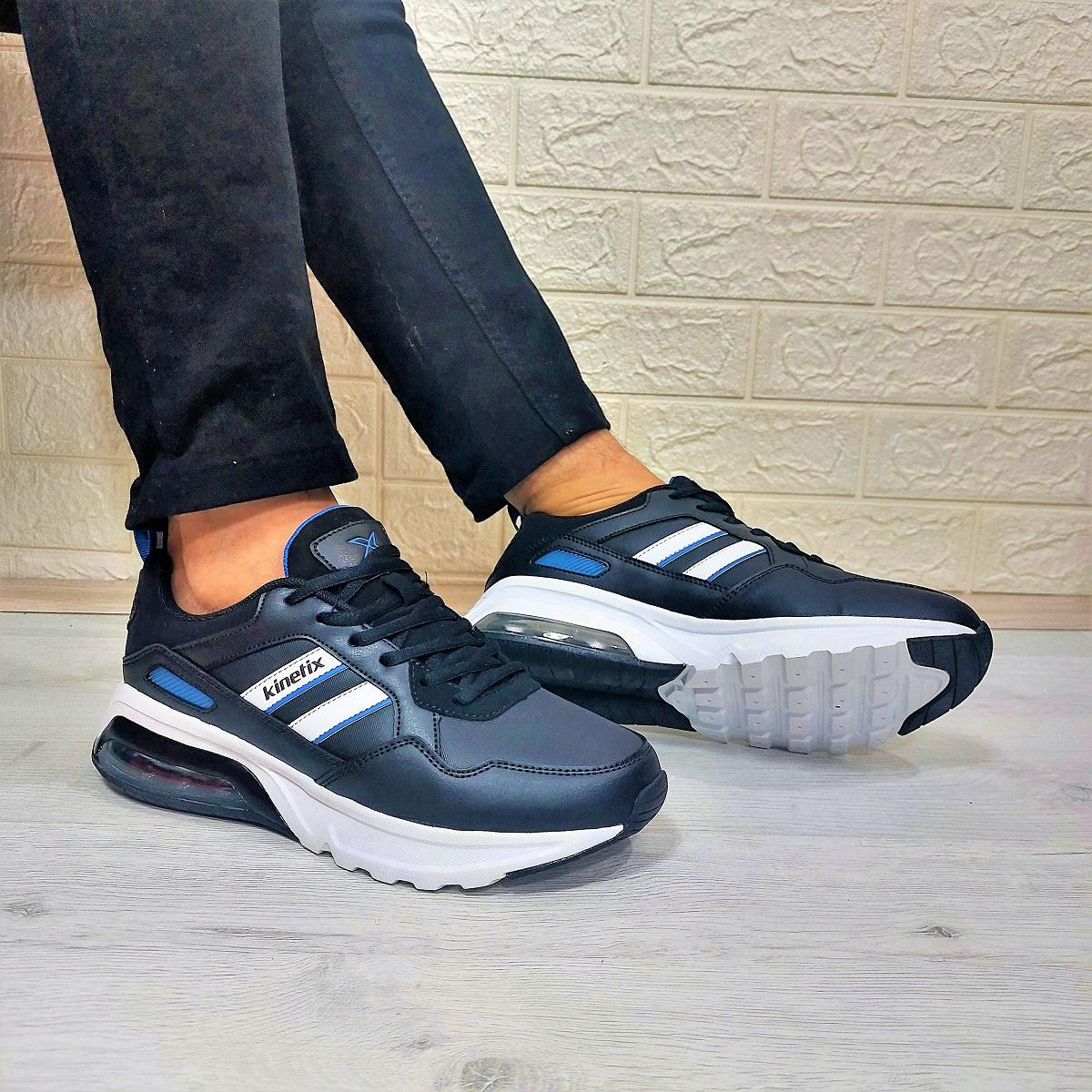 

Kinetix Pagol Pu Black Fuspet Air Atom Sole Sports Shoes 41 чорний