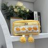 Large Capacity Sandwich Pencil Case Bread Plush Pencil Cases Plush Pencil Bag  Stationery