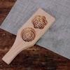 Double Slot Wooden Mooncake Mold Clear Texture Traditional Dessert Press  Kitchen Gadgets