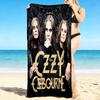 1Pc Ozzy Osbourne Dark Powerful Beach Towel, Quick Dry, Multi-Use for Beach Pool Gym Yoga Home Travel, Christmas, Halloween, Xmas Gift M92890