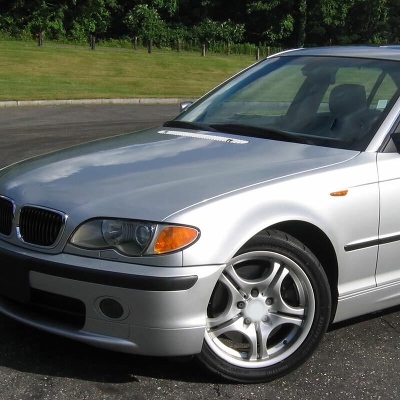 2002-2005 BMW 3 Series E46 320i Turn Amber Lens Signal Lamps Corner Lights For BMW | Pair | Right | Black