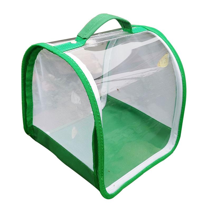 Self made 161 degree fully transparent observation insect cage portable folding explosive butterfly cage feeding insect cage
