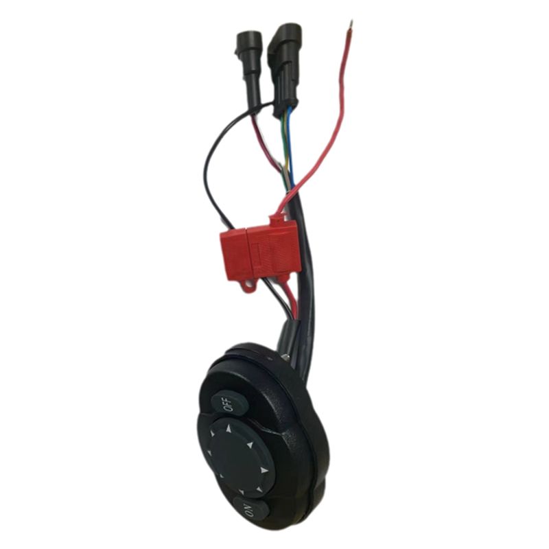NEW-12V Remote Control Switch Panel Joystick With Cable For Marine Searchlight Boat Spot Light чёрный