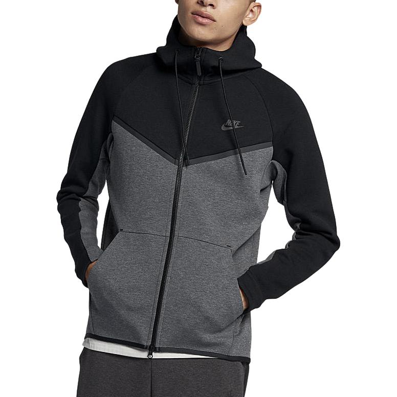 Nike Knitted Hooded Sports Zip Jacket Men jackets 885905-010 L