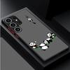 Cartoon Cute Panda Funda Back Phone Cover Case for Samsung Galaxy S26 S22 S21 Note 20 Ultra 10+ S23 FE S25 Ultra S24 Plus S20 FE