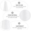 Amosfun Foam Cone Foam Tree Cones Craft Supplies for DIY Christmas Wedding Birthday Home Table Centerpiece Decoration 13.6 Inch
