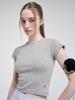 ETMON Cap Sleeve T-Shirt, Melange Gray