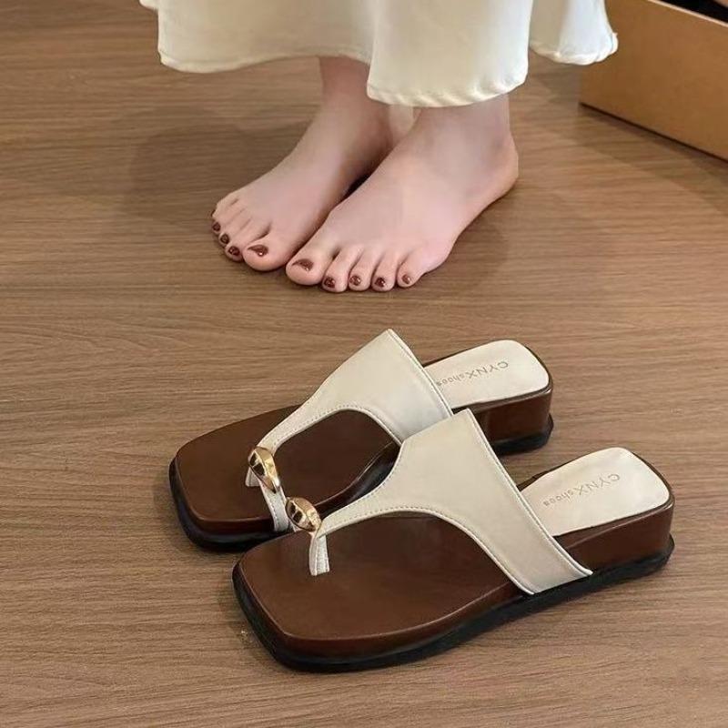Fashion Women Platform Wedges Heel Clip Toe Leopard Print Sandal Fad Soft Sole Not Tired Feet Wear Peep Toe Lady Slipper Sandalias Mujer