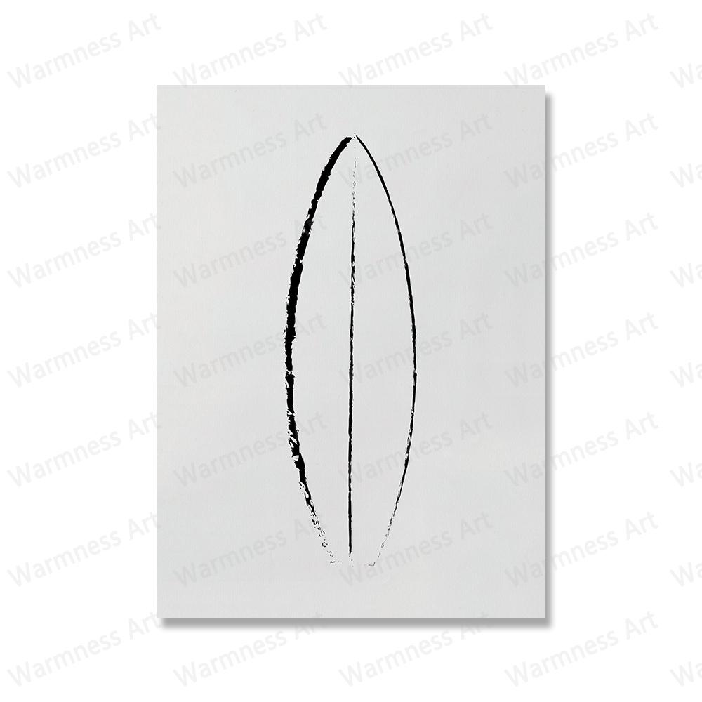 

Картина на холсте «Серфборд и пальмы», настенное искусство, скандинавские постеры и принты, нейтральные пляжные настенные картины, декор для детской комнаты, без рамы 21*30cm No Frame