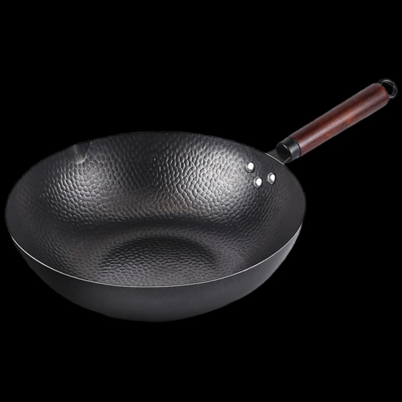 

Wutuo 30cm Hand-Forged Pre-Seasoned Iron Wok