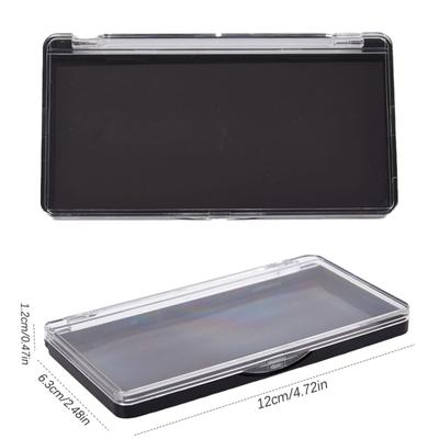 12*6.3cm Empty Magnet Eye Shadow Case DIY Magnetic Cosmetics Palette Eyeshadow/Blusher Magnet Makeup Box Makeup Dispensing Box