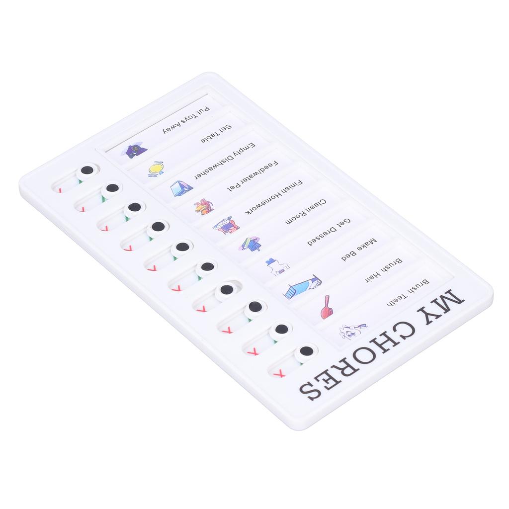 Chore Chart Memo Boards Portable Detachable Message Board Feel Comfortable PVC Kids Chore Chart for Kids Learn Planning
