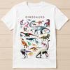 Dinosaurs Names List Alphabet Trex Best Seller Meme Funny Gift Tee T Shirt G2894