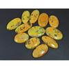 290Cts. Natural Bumble Bee Jasper Oval Cabochon Loose Gemstone 12 Pcs Lot C-2236