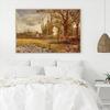 Vintage Landscape Hut Tree Goose Duck Nordic Wall Art Poster And Prints Canvas Oil Painting Style Pictures For Living Room Decor