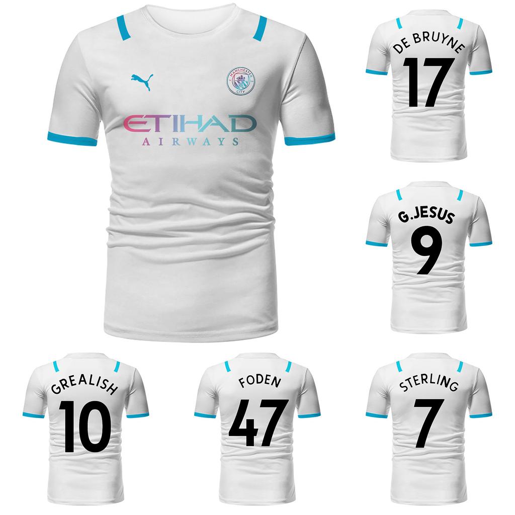 21/22 Away Manchester City Football Club Herren-Fußballanzug