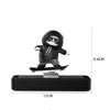 Vehicle License Plate Phone Number Car Bear Decoration Vehicle Decorating Car Doll Dashboard Figure Parking Number Plate