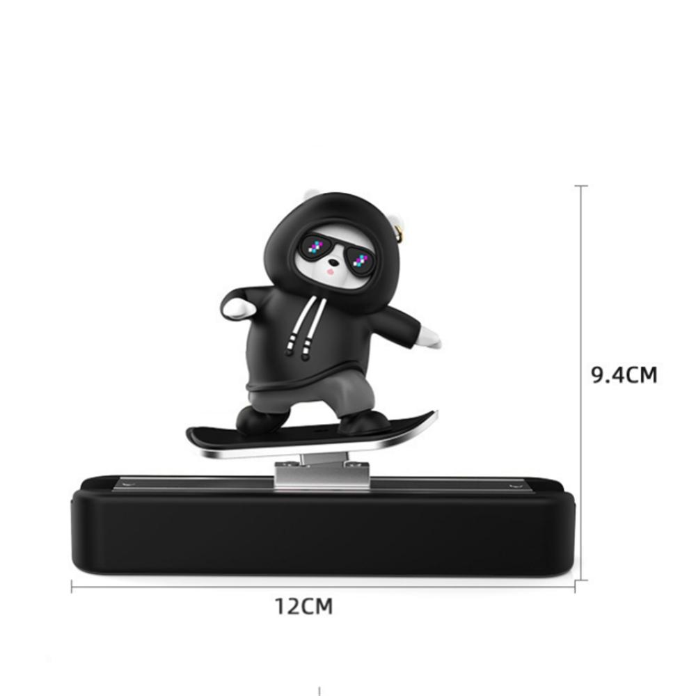 Vehicle License Plate Phone Number Car Bear Decoration Vehicle Decorating Car Doll Dashboard Figure Parking Number Plate