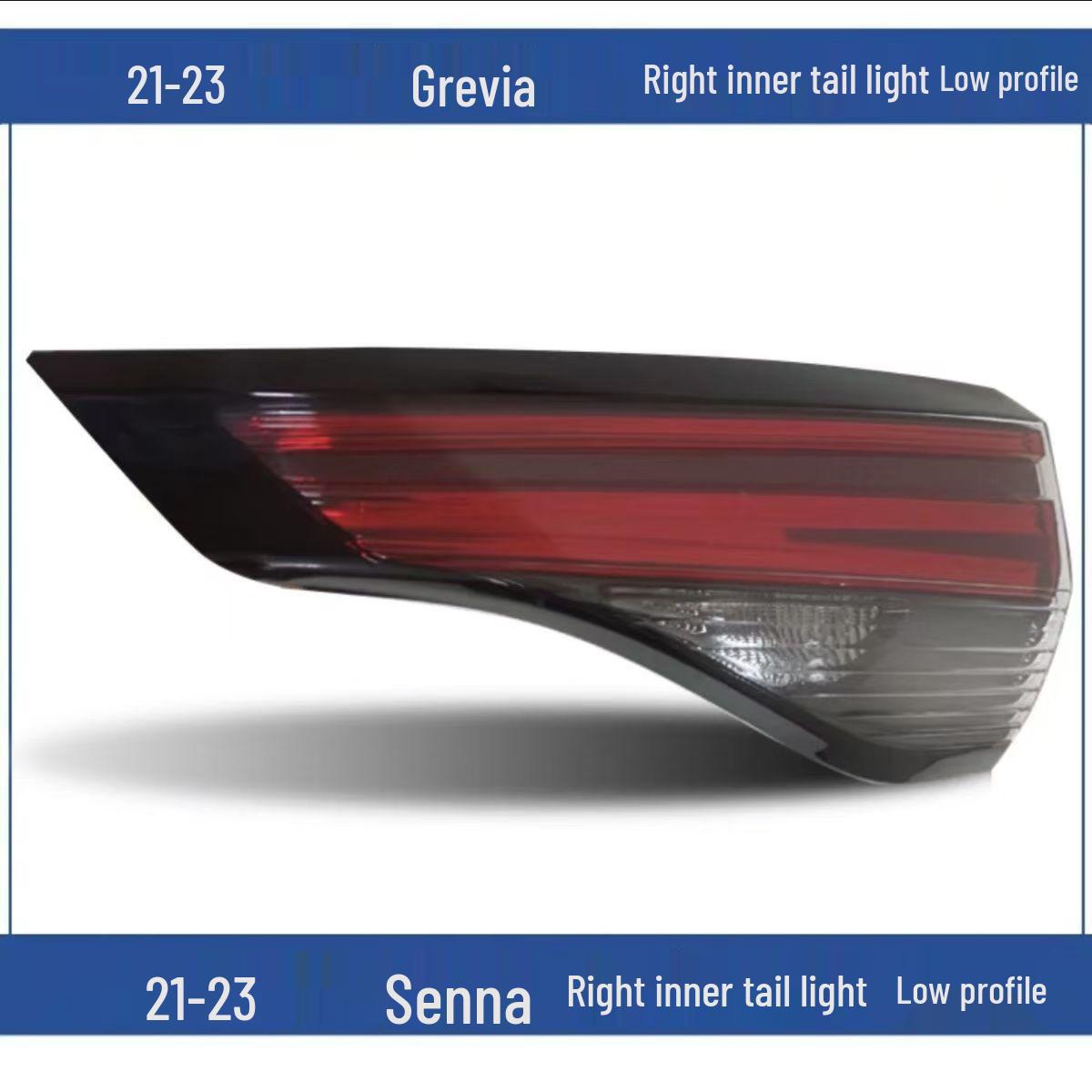 

Compatible with Toyota Sienna & Grand Highlander 2021-2024 LED Rear Brake & Reverse Tail Light Assembly [Standard Material]