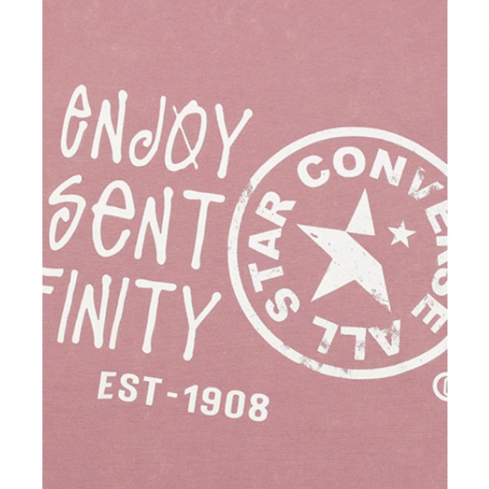 Converse Unisex Vurbige Logo Washing T shirT Loose fiT Lail