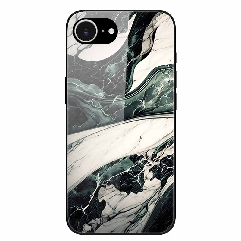 Tempered Glass Phone Cases For iPhone 16e 2025 Case Silicon Bumper Hard PC Back Cover Shell for iPhone SE (2025) / for iPhone16e