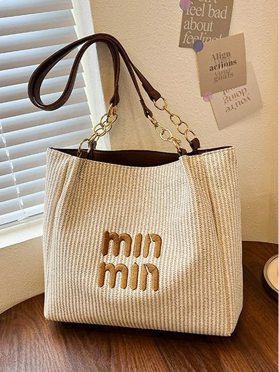 Minmin Teksturowana Torba Crossbody Podpachowa na Ramię - Damska Modna Torba do Dojazdów