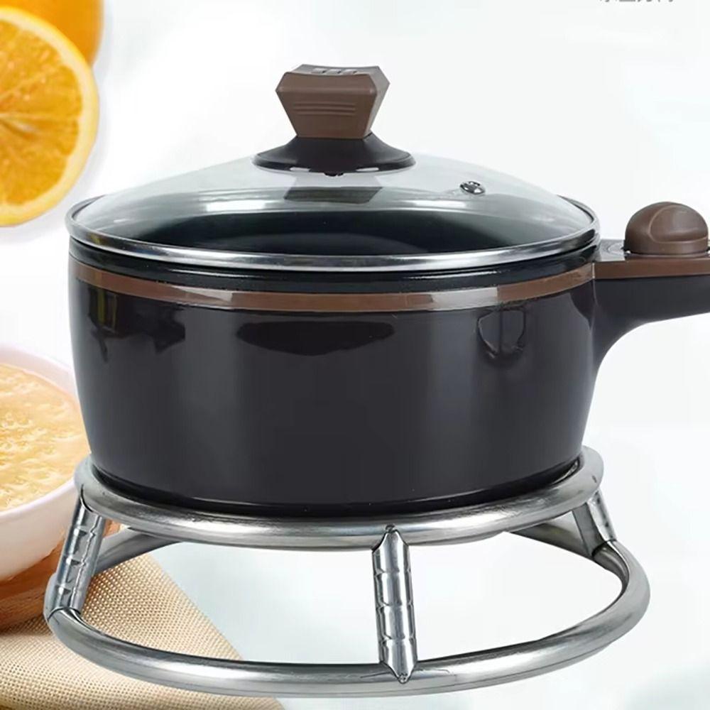 1ks kuchyňských potřeb Podložka na nádobí s kulatým dnem Ring Odolný stojan na wok