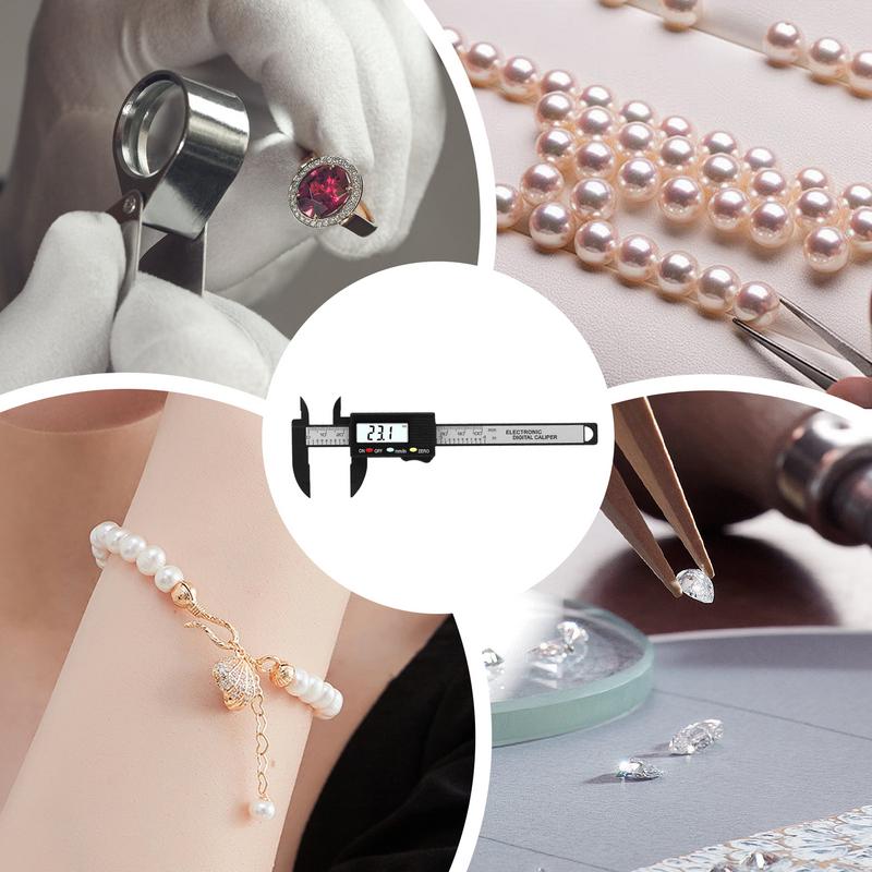 Tiny Digital Vernier Caliper 0-100mm Electronic Ruler With Screen Electronic Digital Calipers Inch And Millimeter Conversion