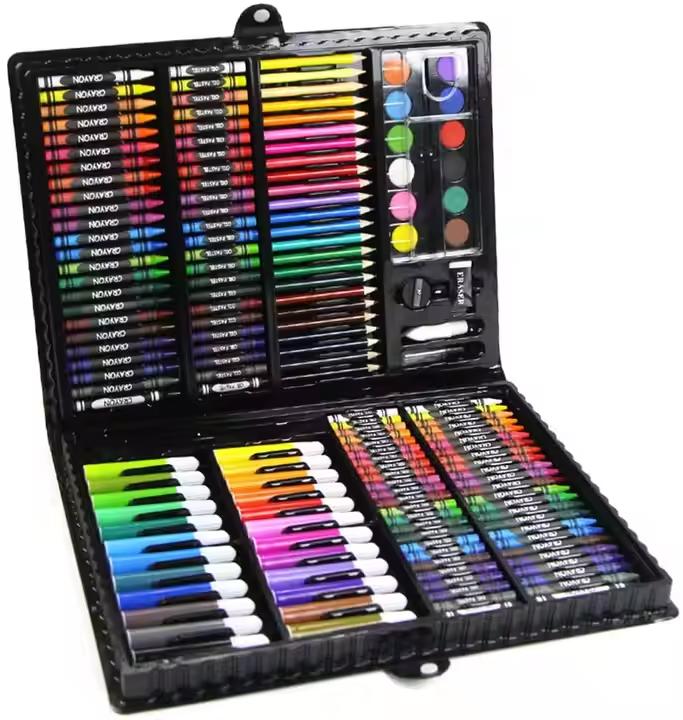 Hot Sale 150 Pcs School Kids Drawing Stationery Set Art Sets for Painting