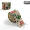 New Christmas Snowflake Linen Ribbon Bow Decoration